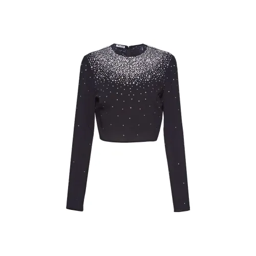 MIU MIU T-Shirts Women's Black