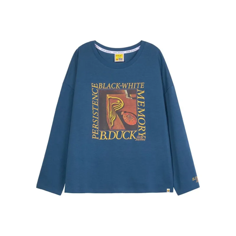 B.Duck T Shirt Women's Navy Blue-0