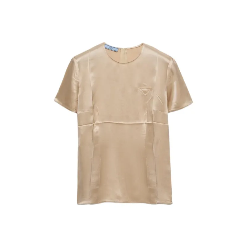 PRADA Satin Crepe Top-0