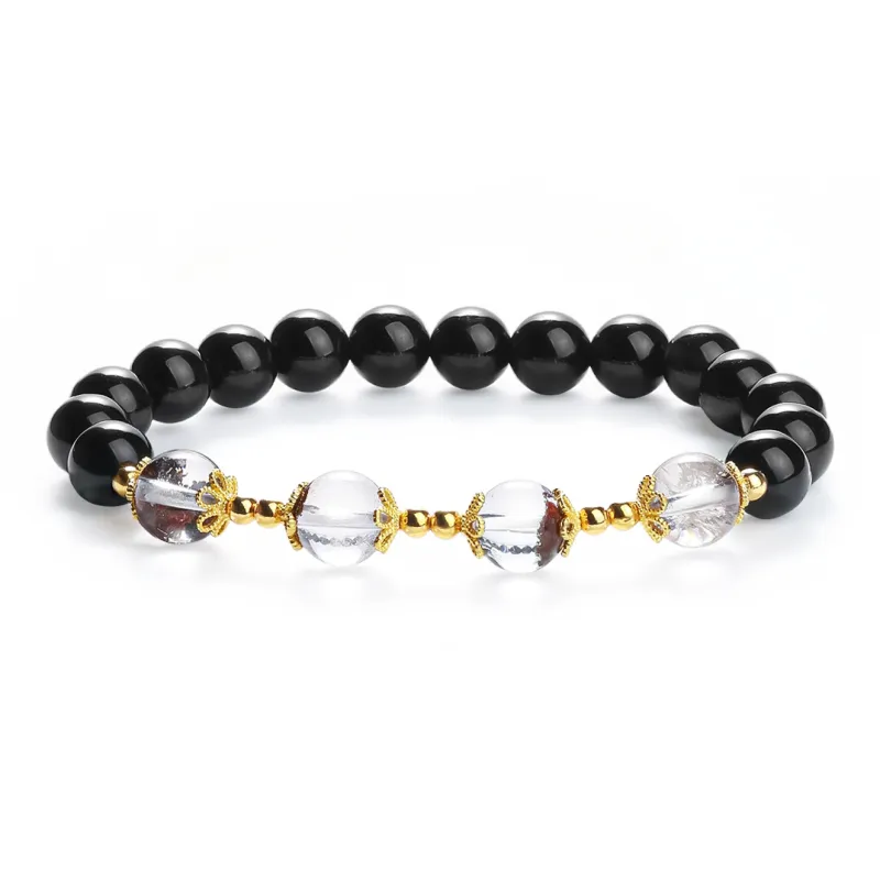 CHINA GOLD Obsidian Bracelets Unisex-0