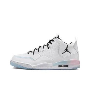 Jordan Courtside 23 Anti Slip Wear Resistant Mid Top Vintage Basketball Shoes Men's White