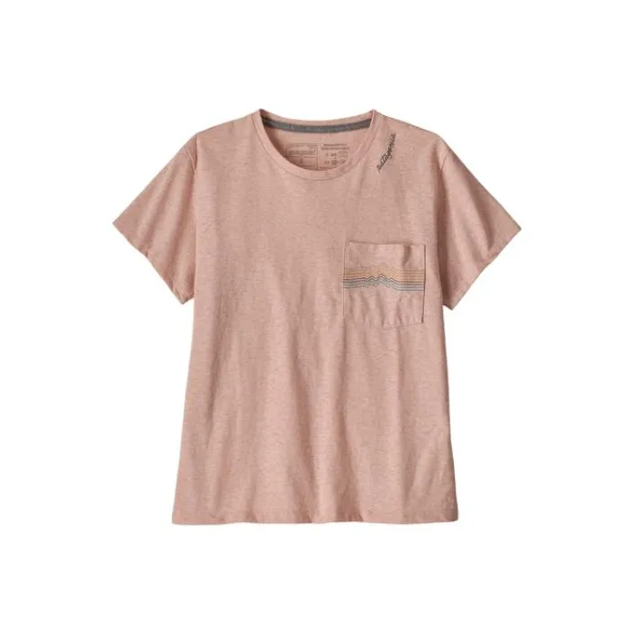 Patagonia Ridge Rise Stripe Pocket T-Shirt Women's-1