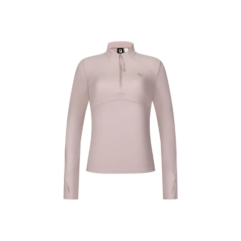 FILA Set in Sleeve T Shirt Women's Light Purple Red-0