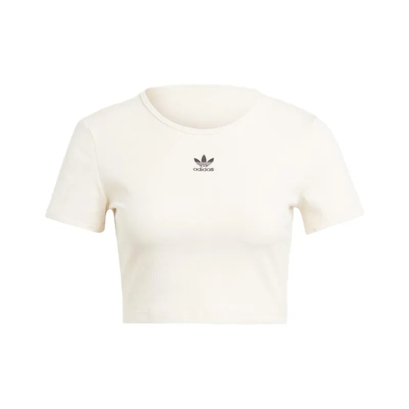 Adidas Trefoil-embroidered Cropped Top-0