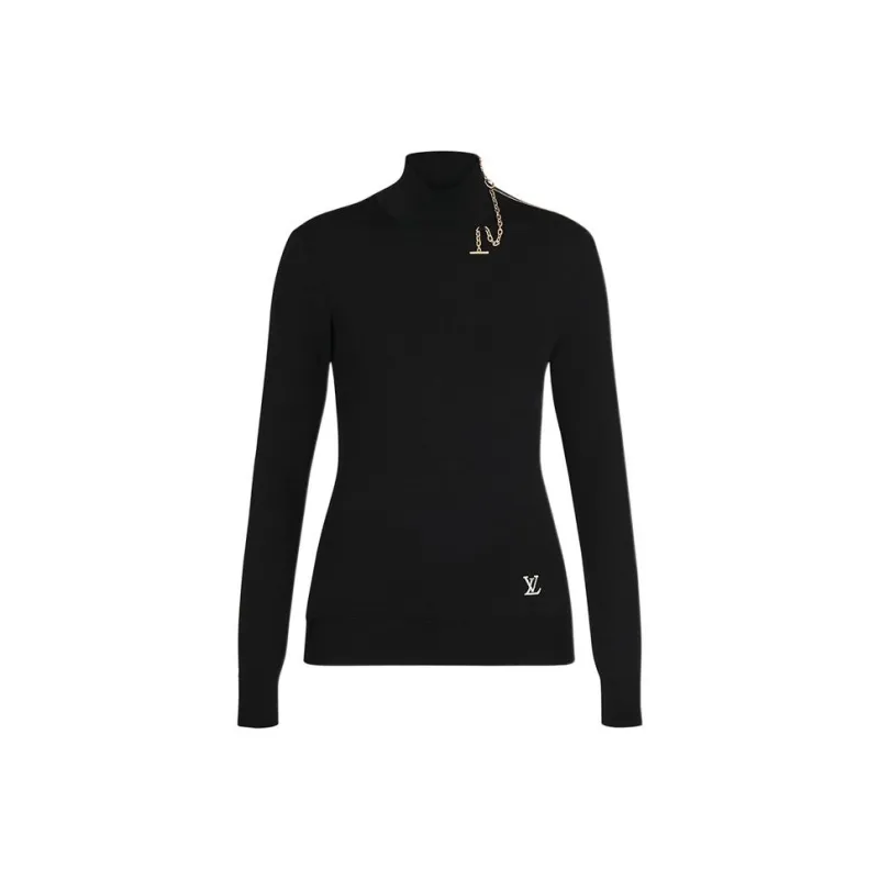 LOUIS VUITTON Shoulder Detail Turtleneck Sweater-0