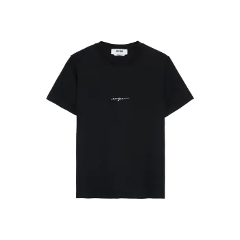 MSGM Logo print T shirt
