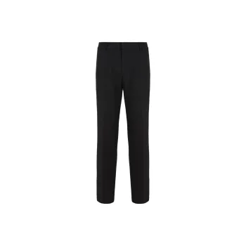 EMPORIO ARMANI Compact Fabric Chinos With Wool Finish