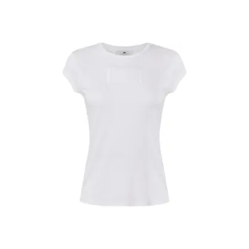 Elisabetta Franchi Embroidered Jersey T Shirt