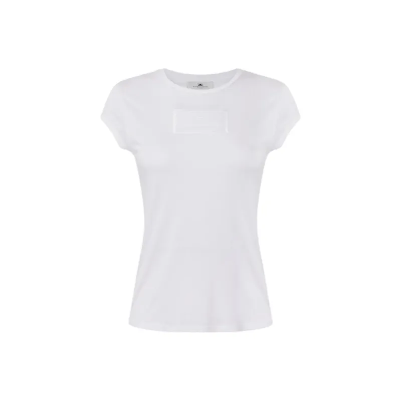 Elisabetta Franchi Embroidered Jersey T Shirt-0