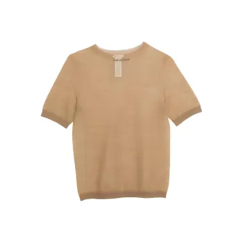Acne Studios Semi sheer Cheesecloth T shirt