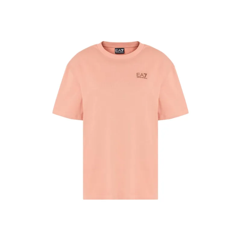 EMPORIO ARMANI EA7 Regular T Shirt Women's Pink-0