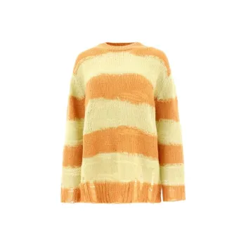 Acne Studios Sweater Women's Brown And Yellow
