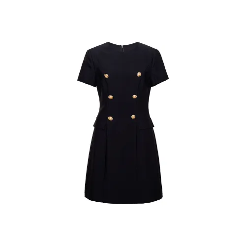 ROEYSHOUSE Short Sleeved Dress Women's Black