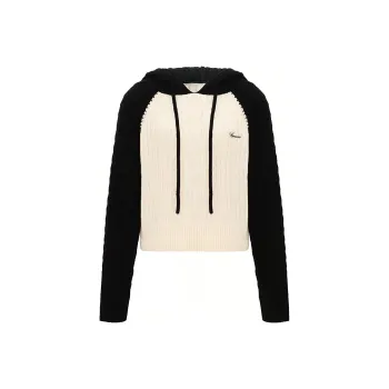 CONCISE WHITE Sweater Women's Black White