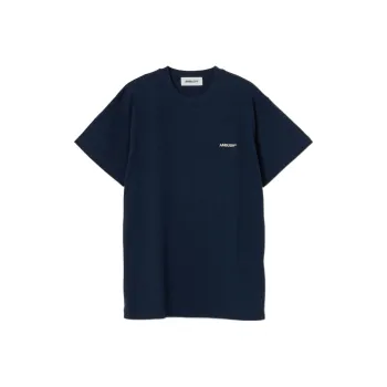 AMBUSH Petit Logo T shirt Navy Blue/Off White