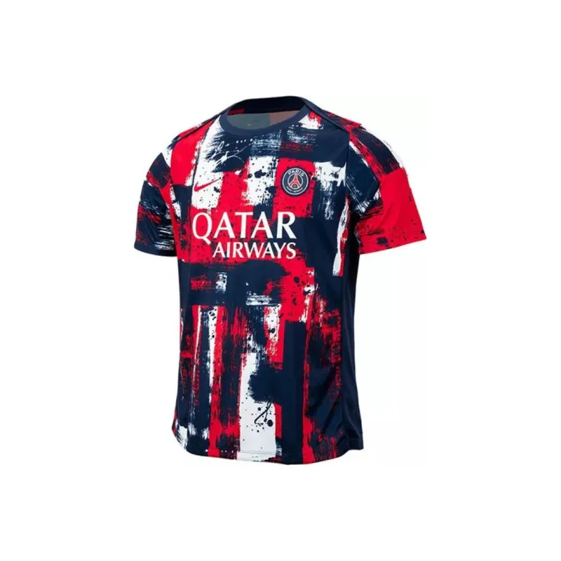 Nike Paris Saint Germain Academy Pro Home Men's Nike Dri FIT Soccer Pre Match Short Sleeve Top-0