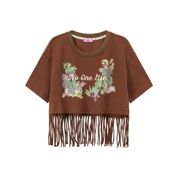 NO ONE ELSE Crop Tops Women's