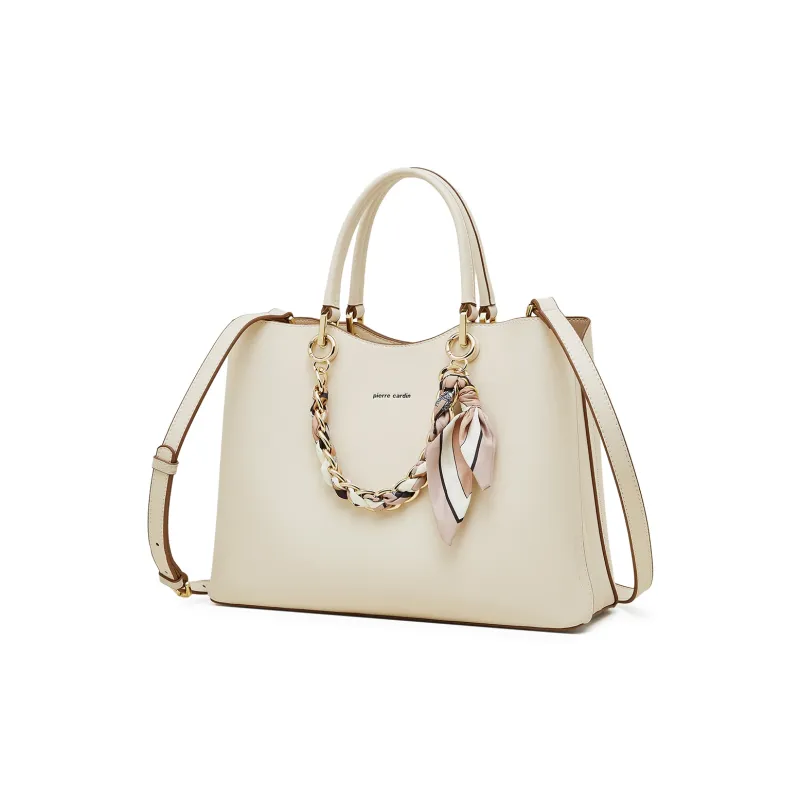PIERRE CARDIN Split Cow Leather Shoulder Bag, Crossbody Bag, Handbag Regular Women's Multicolor-12