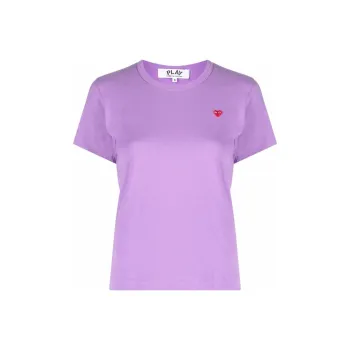 CDG T Shirts Women's Purple