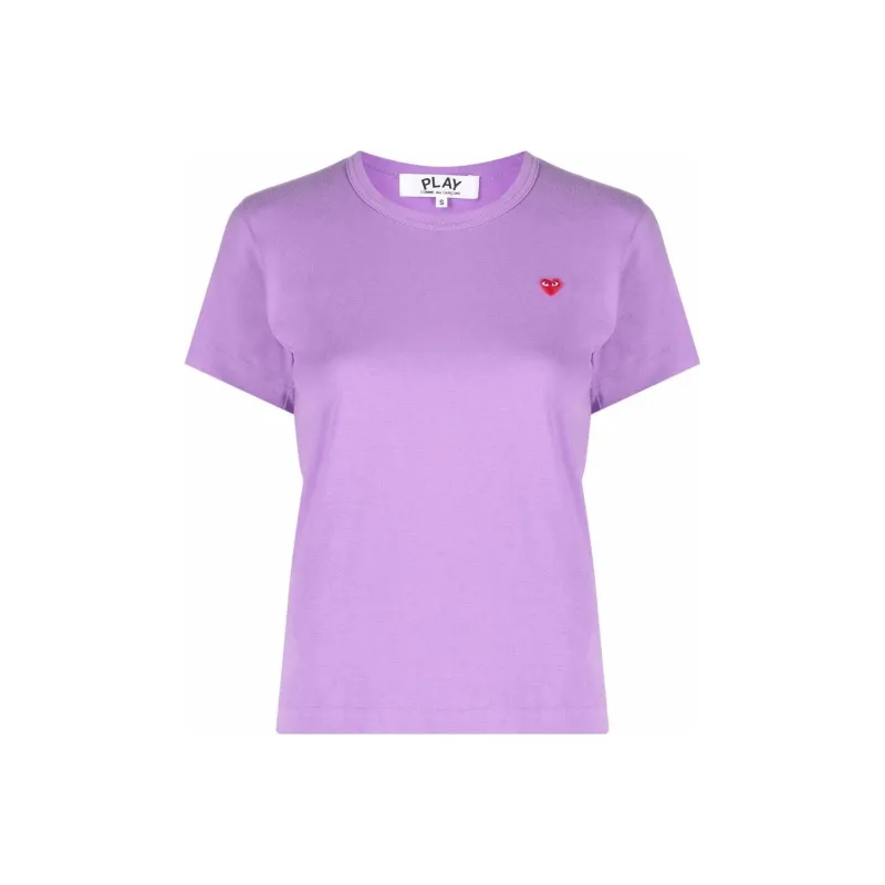 CDG T Shirts Women's Purple-0