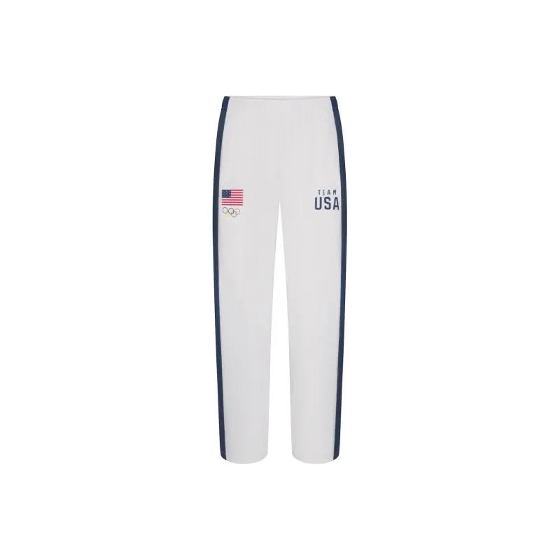 Skims USA Olympic Team Co-branded Casual Pants Men White/White-0