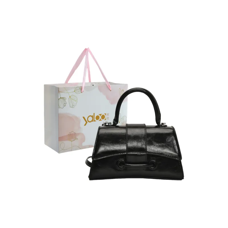 Yalu PU Crossbody One Shoulder Handbag Women's Blue/Pink/Silver/Black/White-17