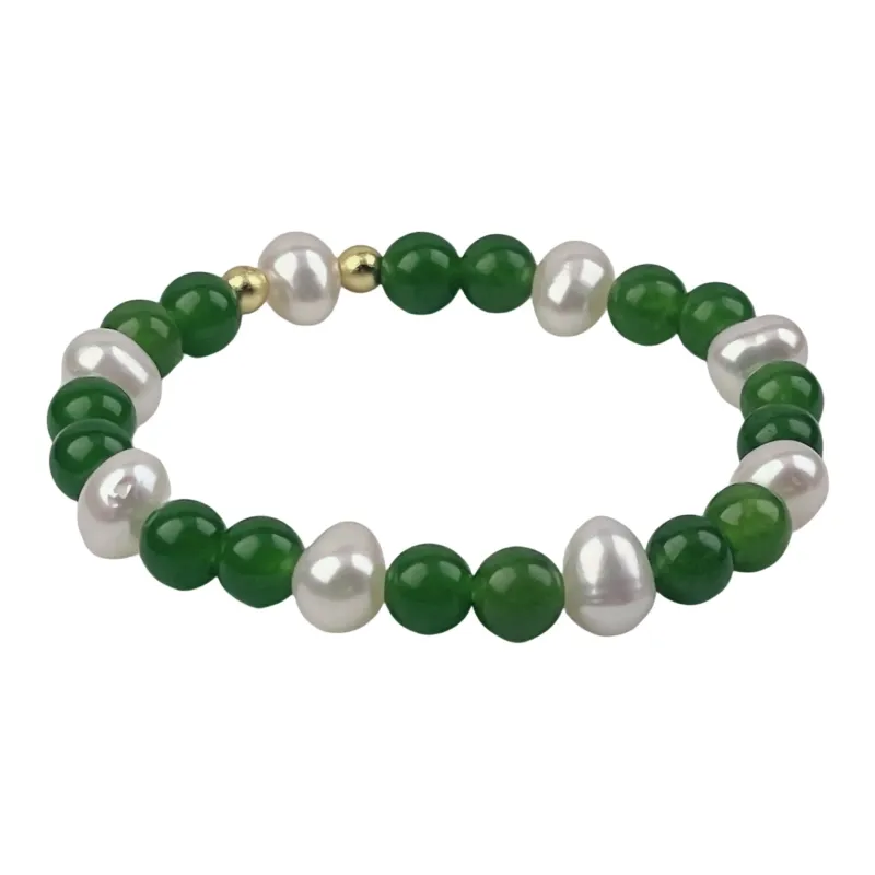 Taste The Color Natural Chalcedony Bracelets Women's-0