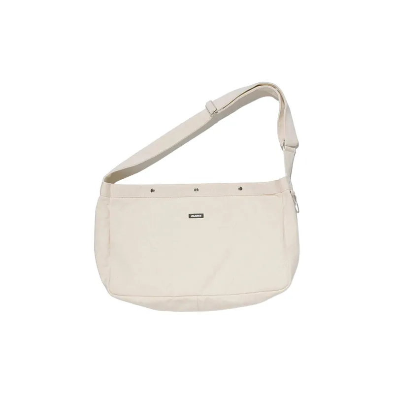 XLARGE Cotton Shoulder Bag Extra Large Unisex Ecru-0
