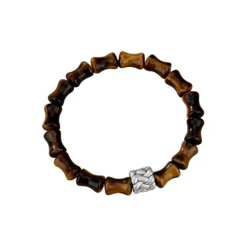 Zheng Baifu Natural Tiger's Eye Stone Bracelets Men's