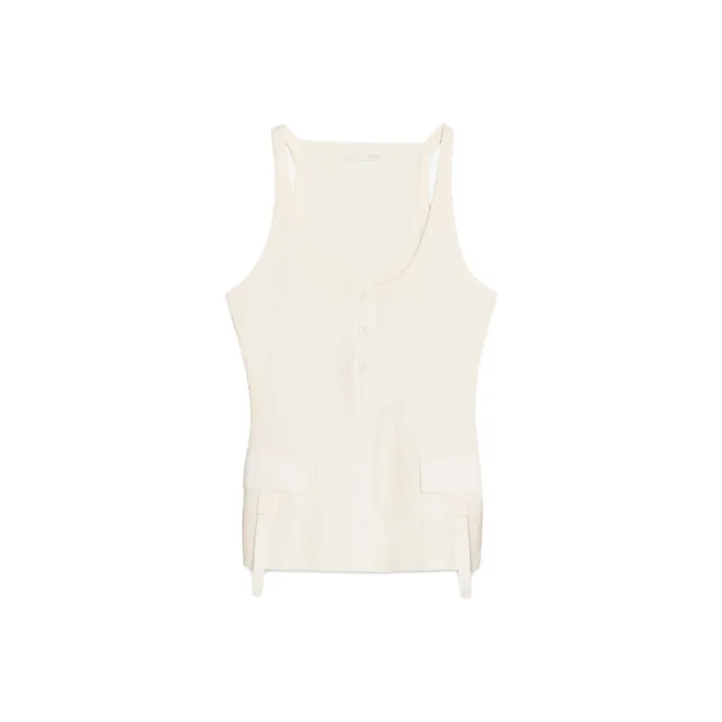 ZARA Tank Top Women's Raw White-0