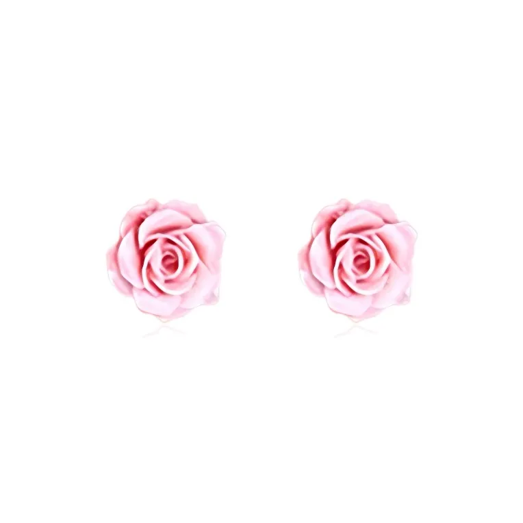 Shiban Acrylic Stud Earrings Women's-0