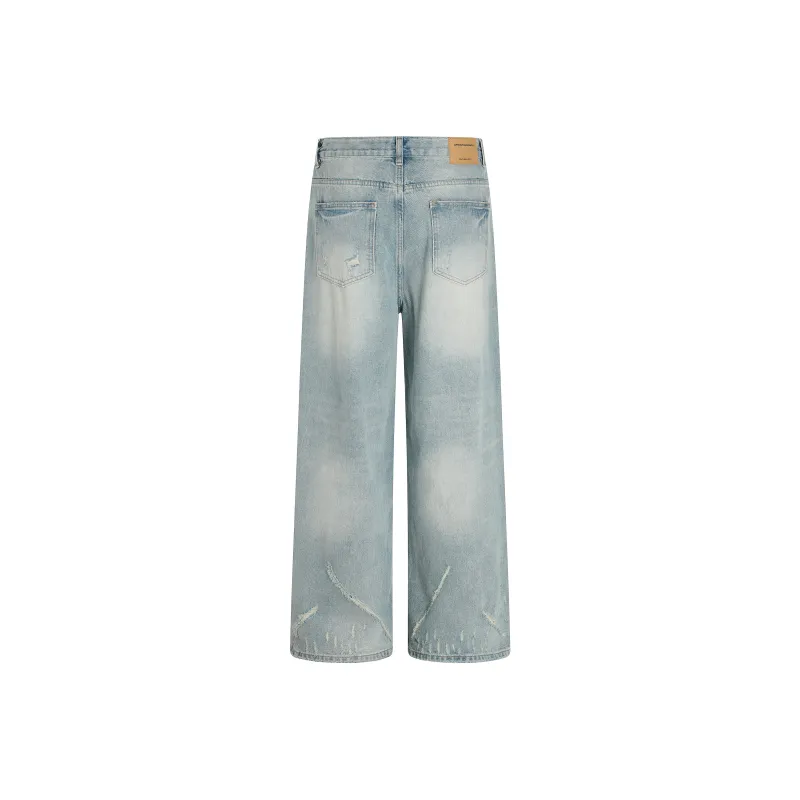 GBXM Jeans Unisex Washed Blue-2