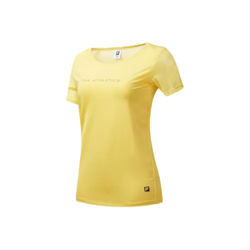 FILA Regular T Shirt Women's Dandelion Yellow