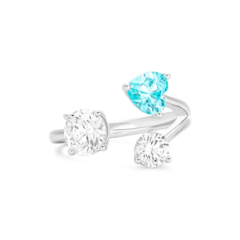 GEMOLA Synthetic Cubic Zirconia Rings Women's-1