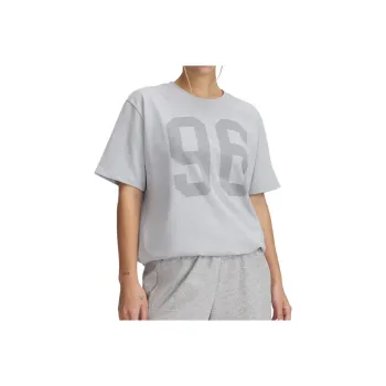 Under Armour Drop Shoulder Sleeve T Shirt Women's Gray 011