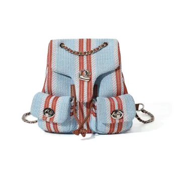 MASTER CANVAS Fabric Backpack Regular Women's Blue