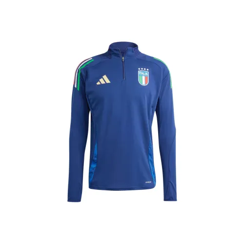 Adidas Italy Tiro 24 Competition Training Top Soccer Jerseys Men's Dark Blue