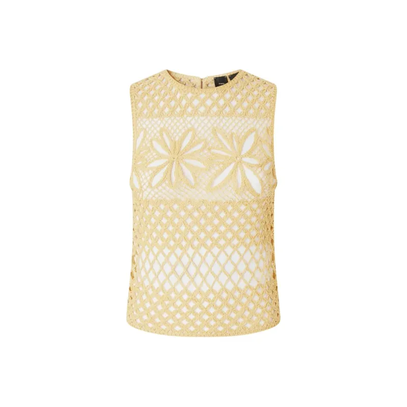 PINKO Crochet Vest-0
