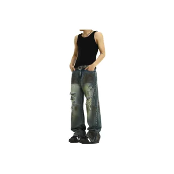 Pirkadat Jeans Unisex Blue