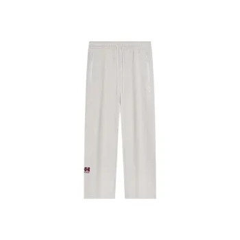 XTEP Basketball Collection Athletic Trousers Men's Beige Floral Gray 1