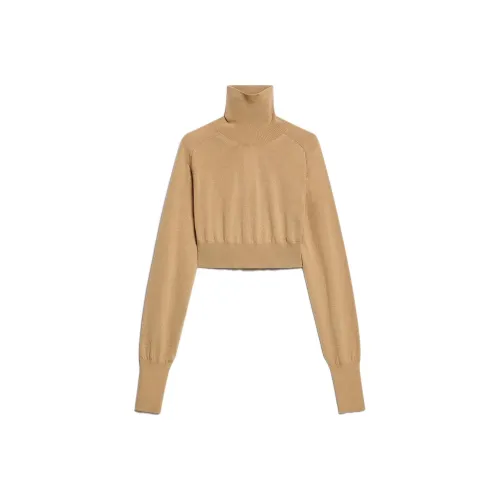 SportMax Ululato Roll Neck Cropped Jumper