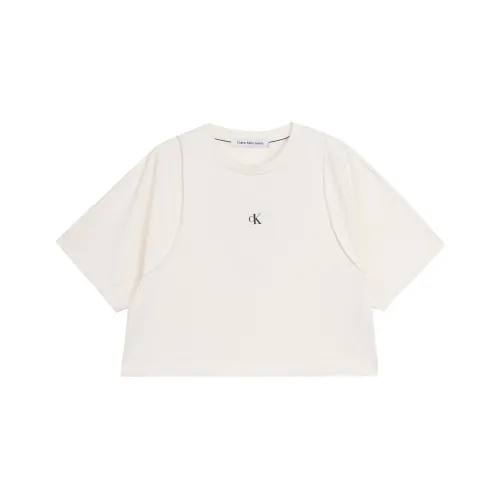 CALVIN nylon T Shirt Women's White