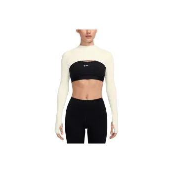 Nike Crop Tops Women's Black/Cream