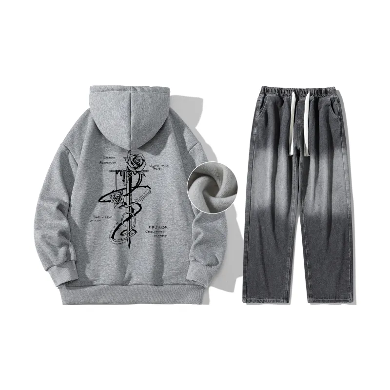 FREO3N Sweatshirt Sets Unisex-13