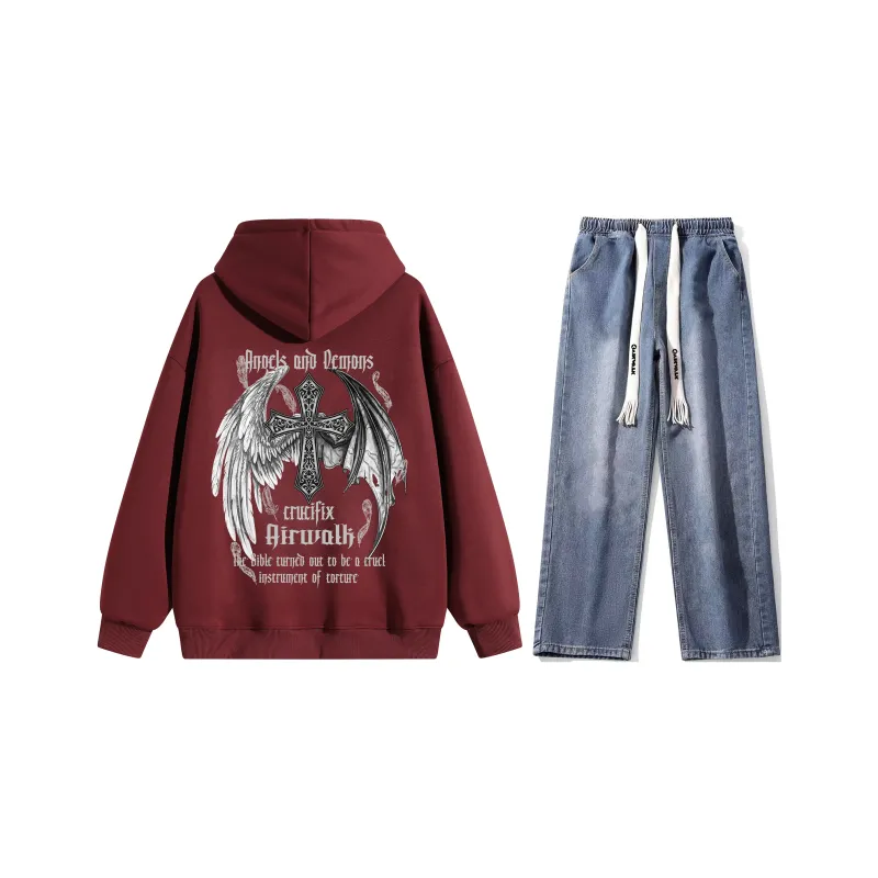 Airwalk Sweatshirt Sets Unisex-24