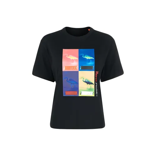 HERON PRESTON Multi Heron Censored Ss Women'ss Tee Black/Multi