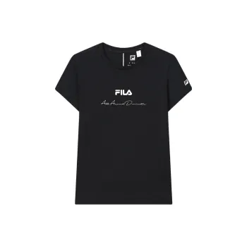 FILA Regular T Shirt Women's Pitch Black