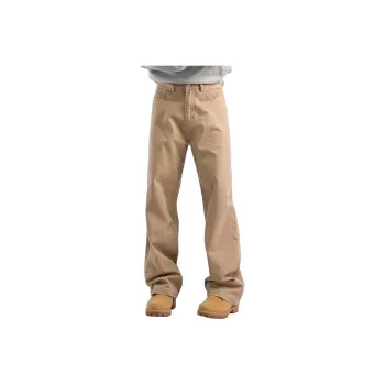 Menglaini Casual Pants Unisex Khaki
