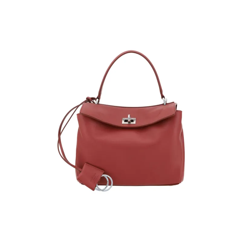 Balenciaga Rodeo Calfskin Shoulder Bag, Crossbody Bag, Handbag Women's Red-0