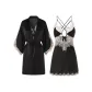 Night Black Camisole+Robe